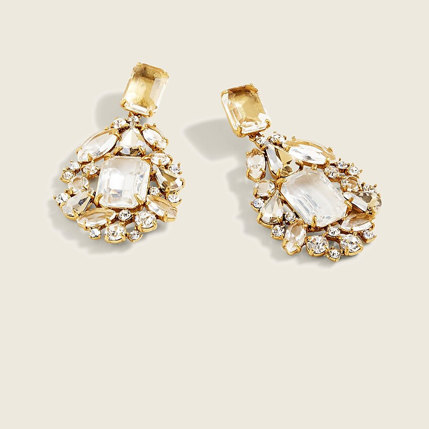 Cluster drop stone earrings | J. Crew US