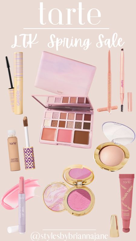Tarte Cosmetics. Pink makeup for spring. 

#LTKbeauty #LTKsalealert #LTKSpringSale