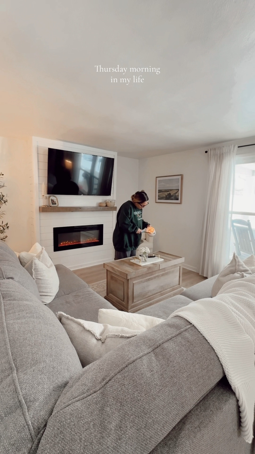 Morning moments with our new baby Coors 🐾🩵 

#LTKFindsUnder100 #LTKFindsUnder50 #LTKHome