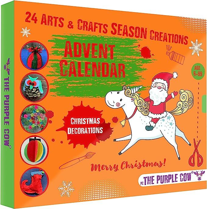 NEW 2021 Christmas Countdown Advent Calendar - 24 Beautiful DIY Arts & Crafts Ornaments & Decorat... | Amazon (US)