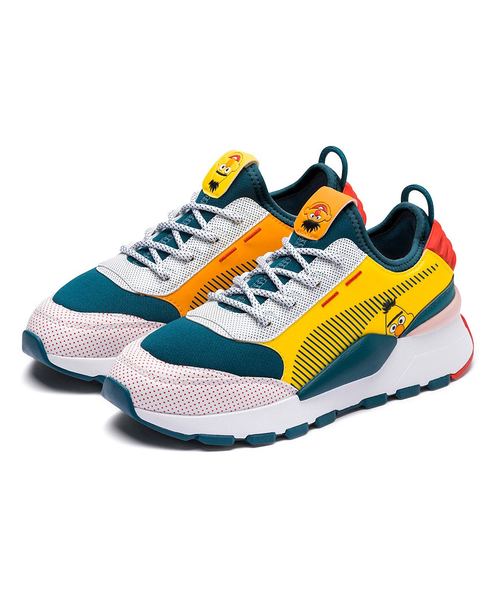 PUMA Sneakers Veiled - Coral & Dandelion Sesame Street 50 Rs-0 Sneaker - Kids | Zulily
