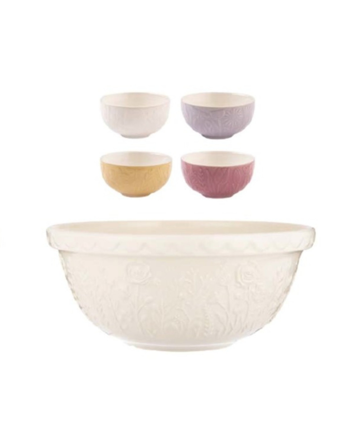 Mason Cash in the Meadow Set of 5 Mixing and Preparation Bowls - Multi | Macy's