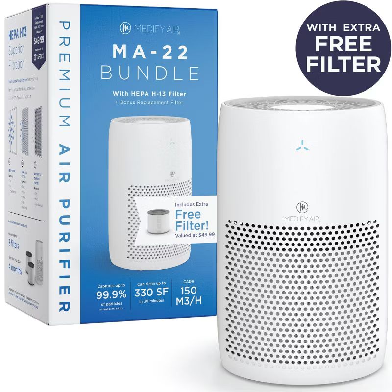 Medify Air MA-22 Value Pack White with 1 extra filter | Target