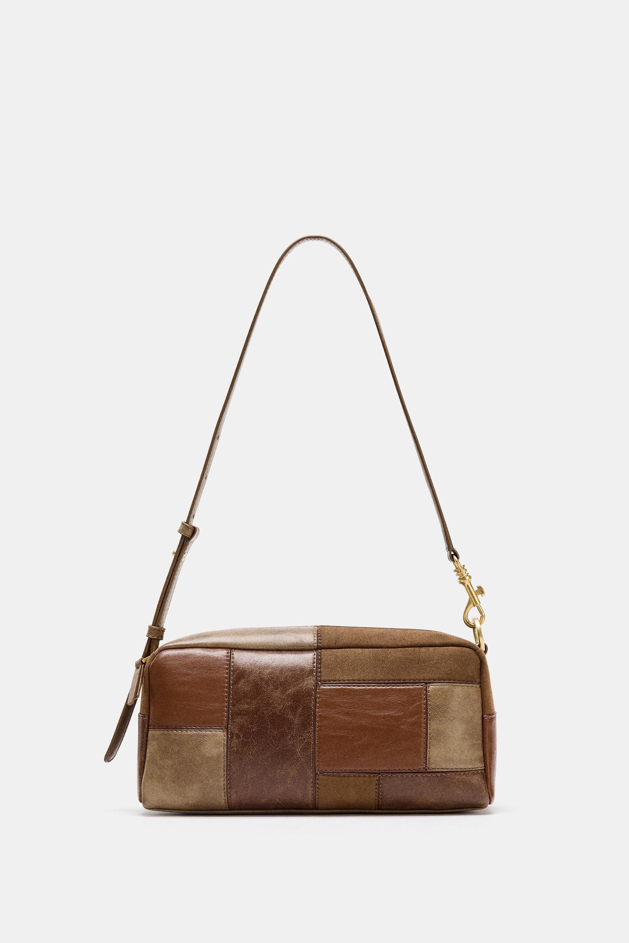 PATCHWORK SHOULDER BAG | Zara US