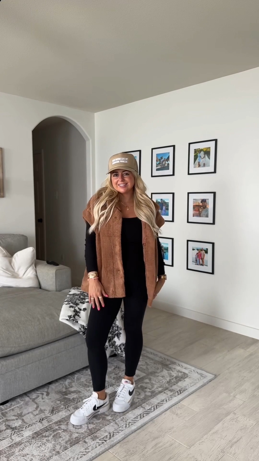 Winter outfit
Fleece vest small
Align leggings 
Nike sneakers tts

#LTKSaleAlert #LTKootd #LTKFindsUnder100