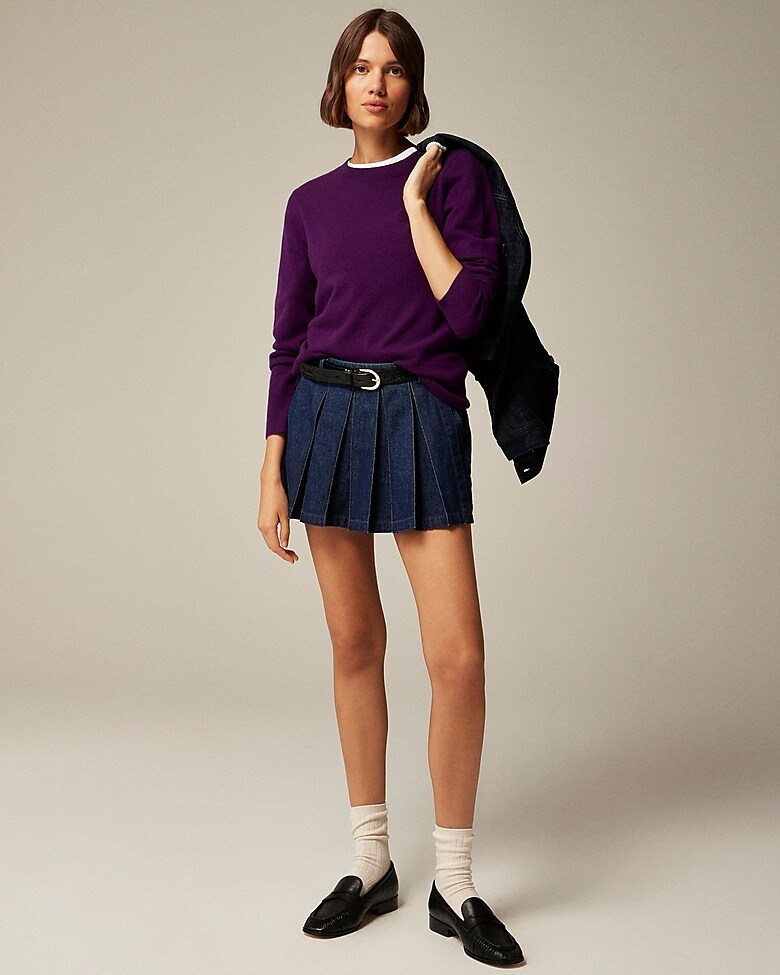 Cashmere classic-fit crewneck sweater | J. Crew US