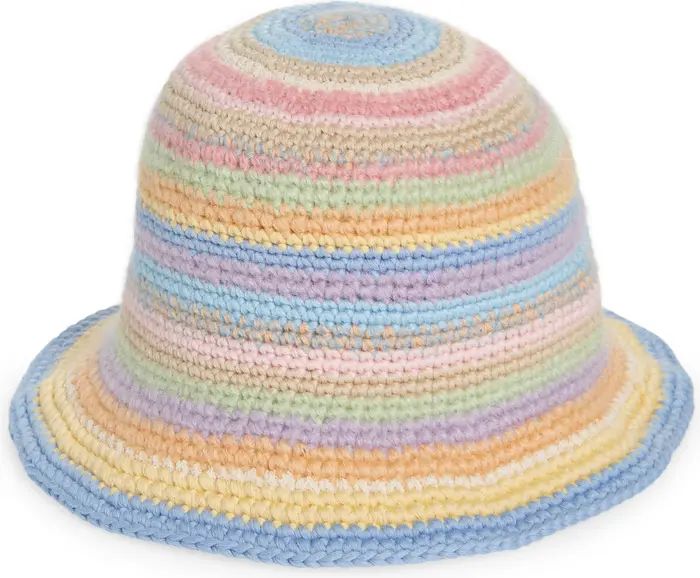 Acne Studios Kimma Stripe Bucket Hat | Nordstrom | Nordstrom