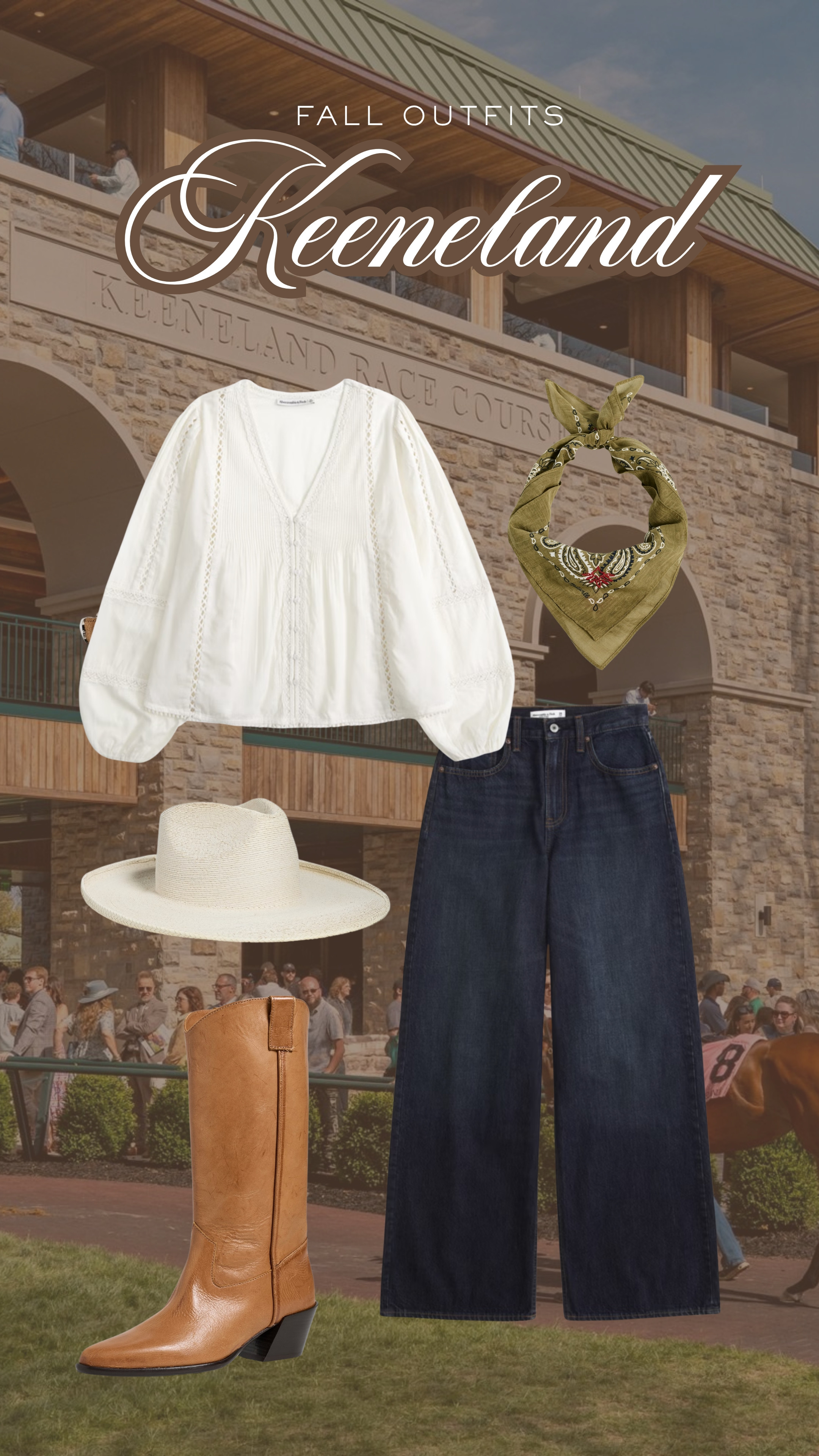 Fall outfit with the cutest dark wash jeans!

fall outfits, keeneland, western trends, fall trends 

 #LTKootd