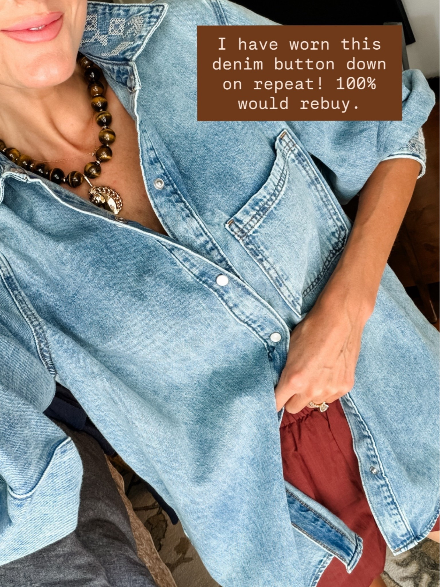 A recent layer I have been wearing nonstop! It’s going to be so great going into fall as well! 

Loverly Grey, Everyday Outfits, Denim Shirt

#LTKootd #LTKWorkwear #LTKSeasonal