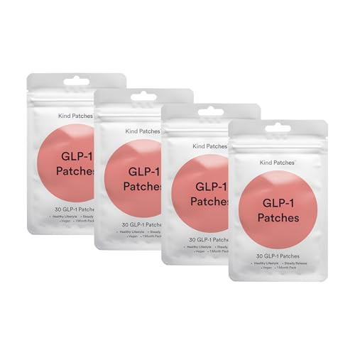 GLP-1 Patches by Kind Patches for Women and Men - 4 Pack, 120 Count | Amazon (US)