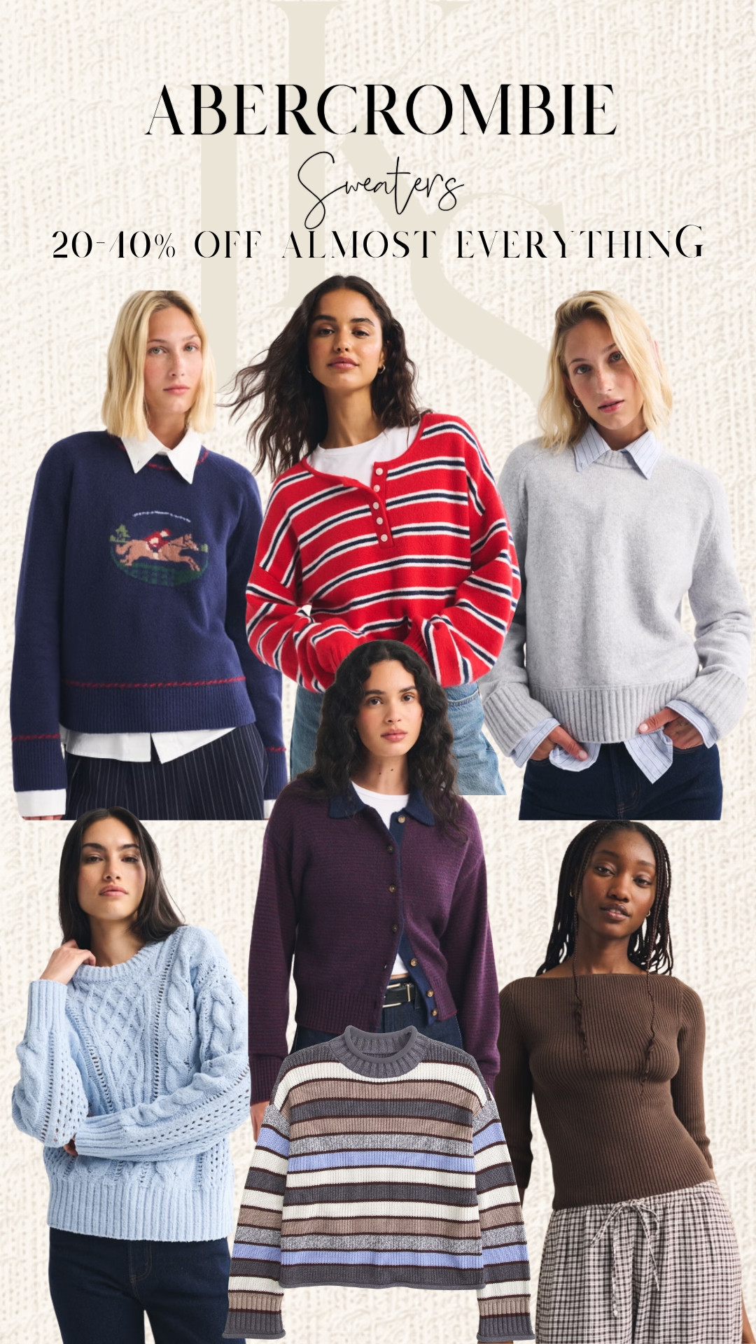 Abercrombie "Step into Fall" Sale!

20-40% off almost everything + 20% off all clearance!

Shop my favorite sweaters here! 🍁 

 #LTKootd #LTKSeasonal #LTKSaleAlert