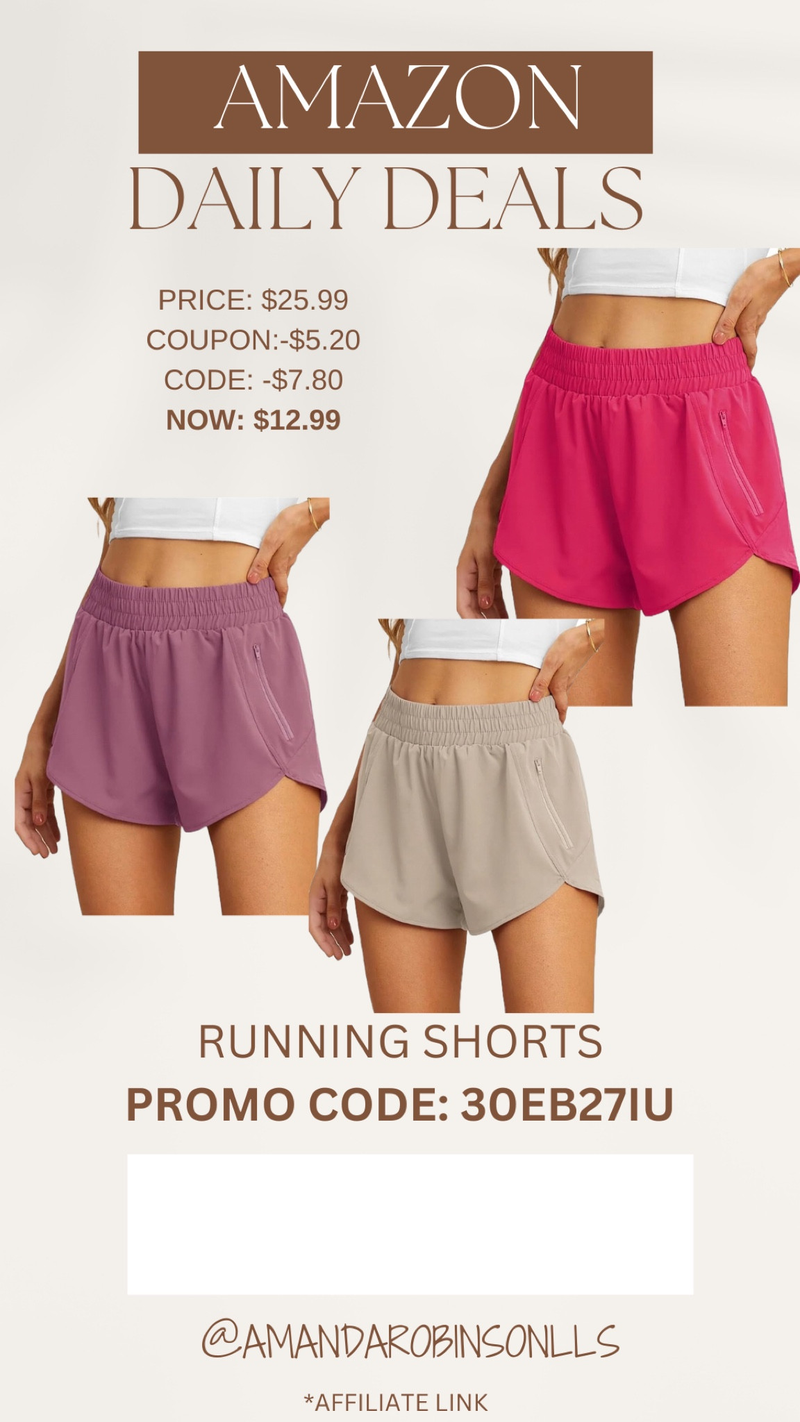 Amazon Daily Deals
Athletic running shorts 

#LTKSaleAlert #LTKActive
