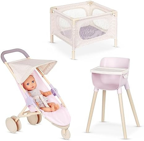 LullaBaby – 14-Inch Realistic Baby Doll & Accessory Bundle – Fair Skin Tone & Blue Eyes – N... | Amazon (US)