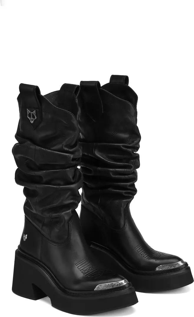 Stable Platform Slouchy Cowboy Boot (Women) | Nordstrom