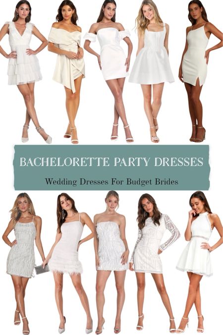 Bachelorette party dress ideas for the bride to be.

#bacheloretteweekend #lulusdresses #whitedresses #cocktaildresses #lasvegasdresses

#LTKWedding #LTKStyleTip #LTKSeasonal