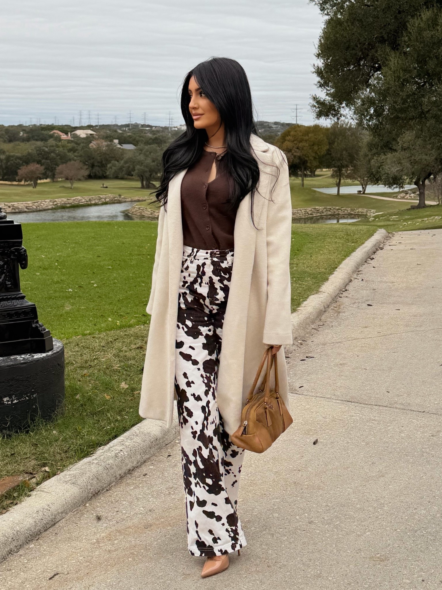 Pony hair pants 🤎🤍

#LTKHoliday #LTKSeasonal #LTKGiftGuide