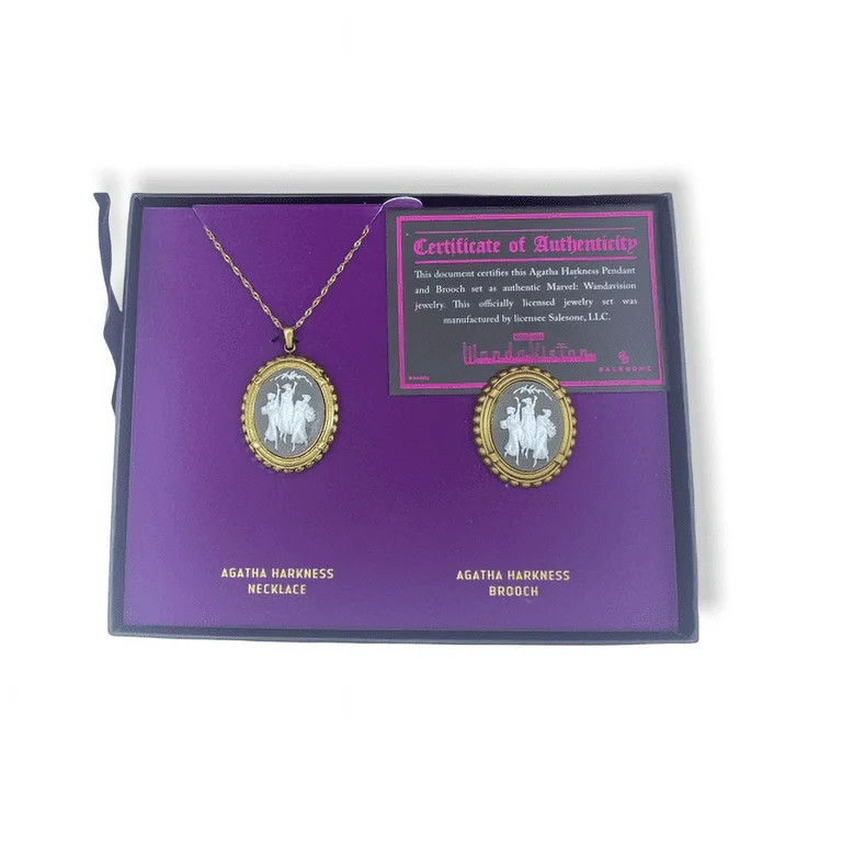 WandaVision Agatha Brooch Prop Replica Set of 2  (Brooch & Necklace) - Exclusive Limited Edition ... | Walmart (US)