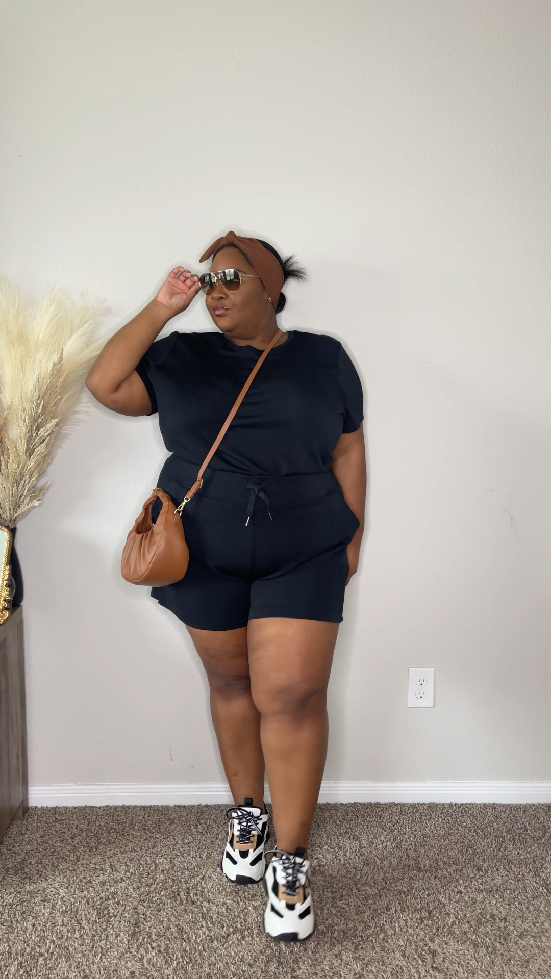 Plus size biker short romper sale