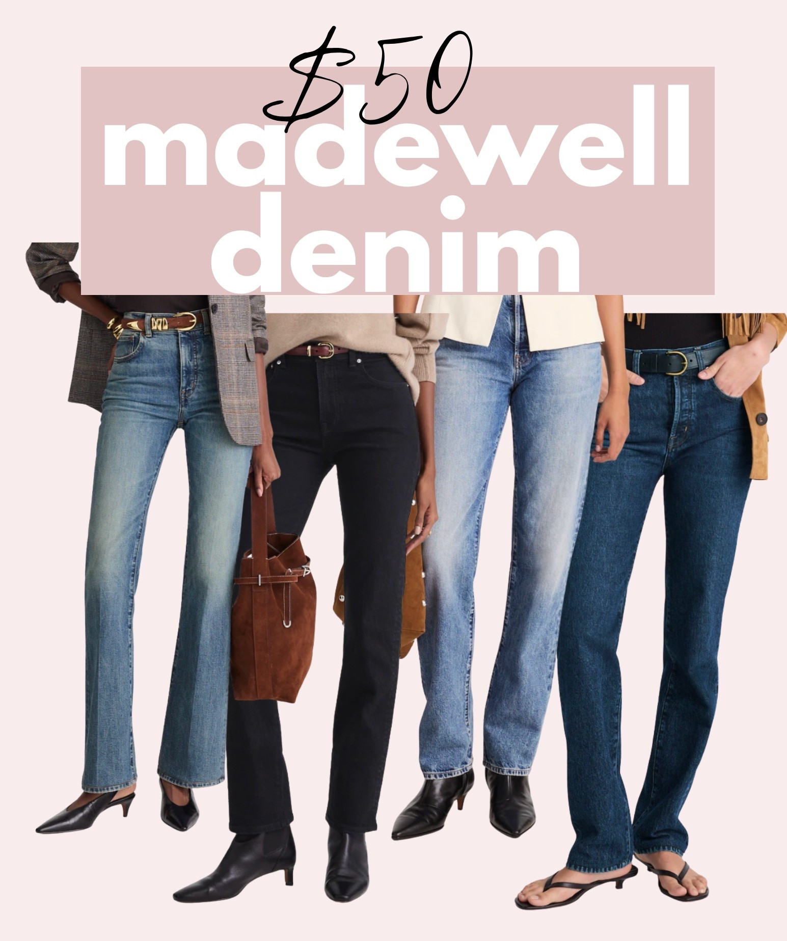 $50 madewell denim! 



#LTKFindsUnder50 #LTKSaleAlert #LTKCyberWeek