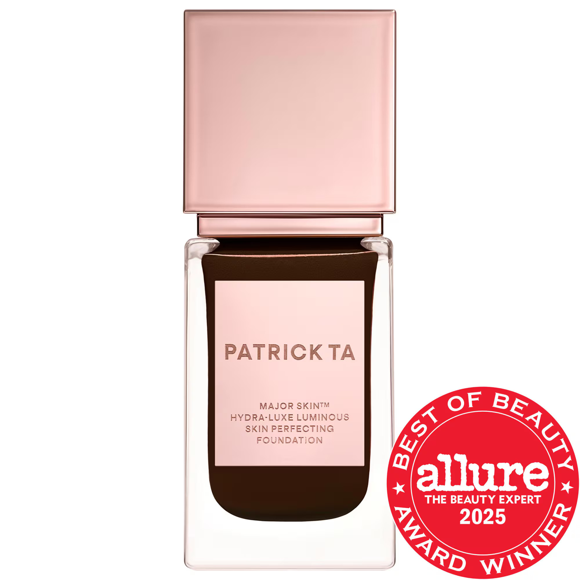 PATRICK TA Major Skin Hydra-Luxe Luminous Skin Perfecting Foundation For Natural Glow 30 Rich Neutral 1 oz / 30 mL | Sephora (US)