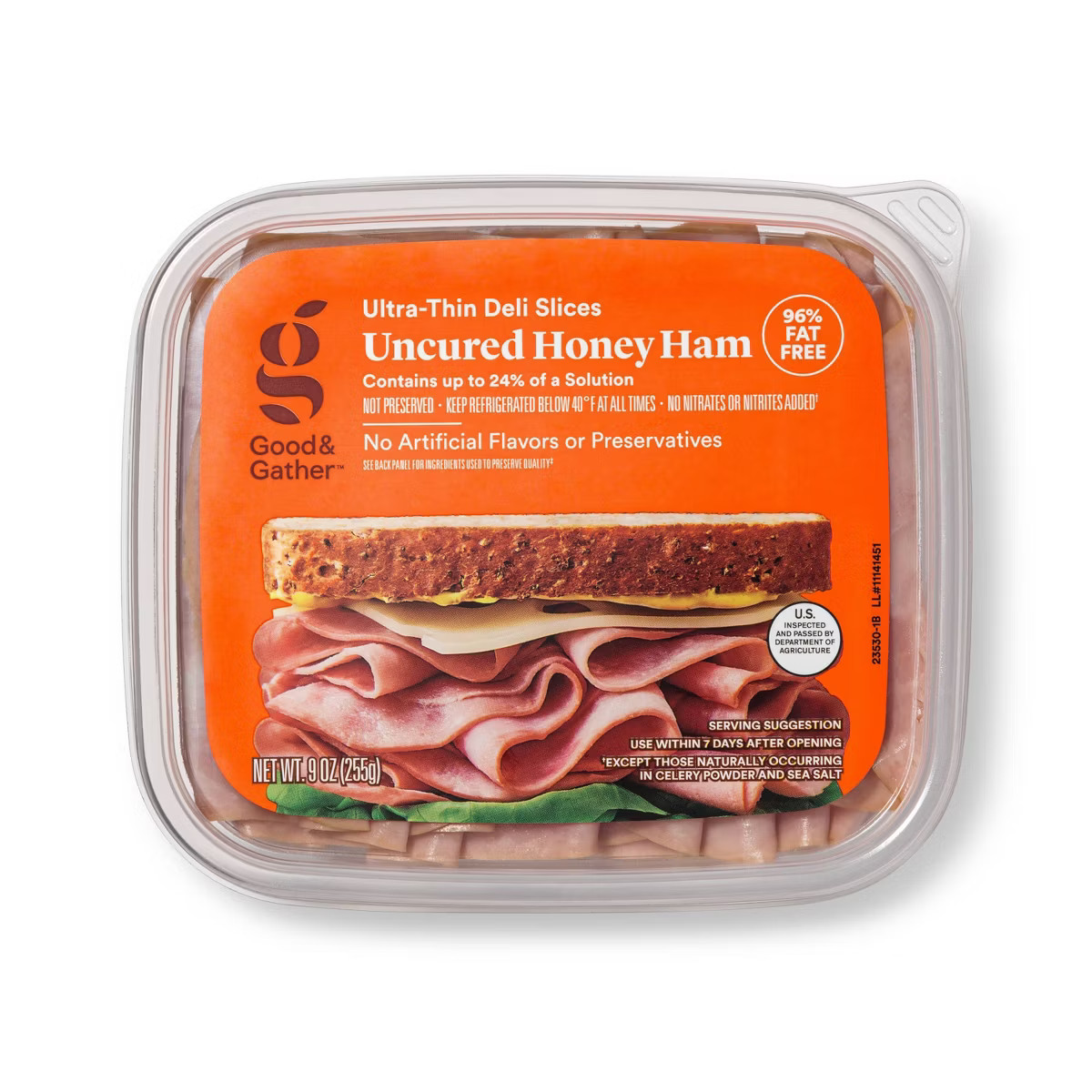 Uncured Honey Ham Ultra-Thin Deli Slices - 9oz - Good & Gather™ | Target