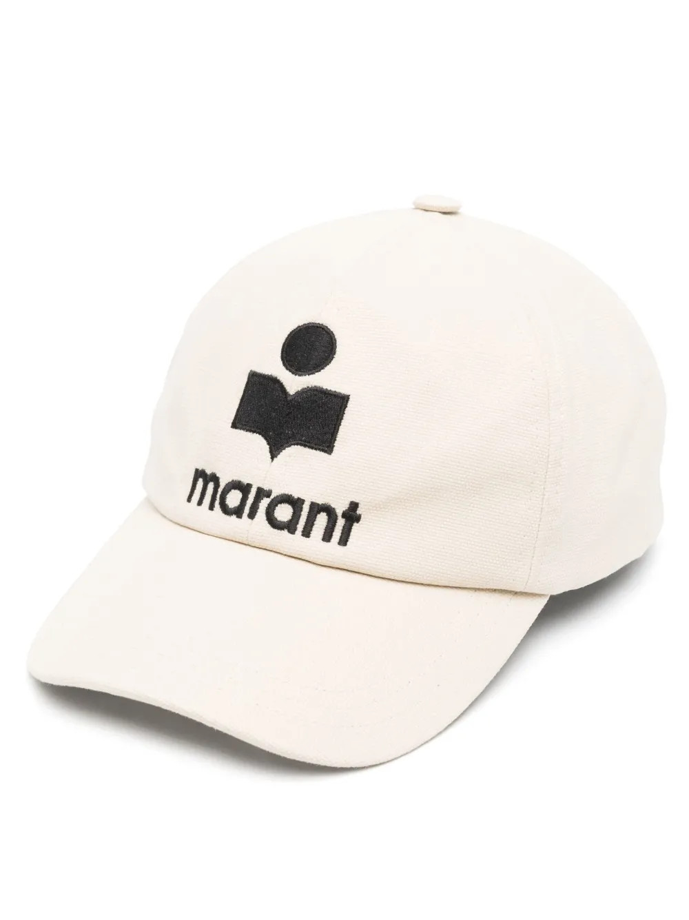 MARANT embroidered-logo Cotton Cap | Neutrals | FARFETCH UK | Farfetch Global