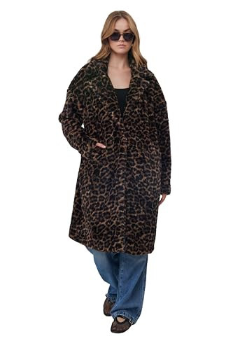 Gottex Beach Life Fleece The Leopard Lounge Coat - Leopard print design, Longline open front | Amazon (US)