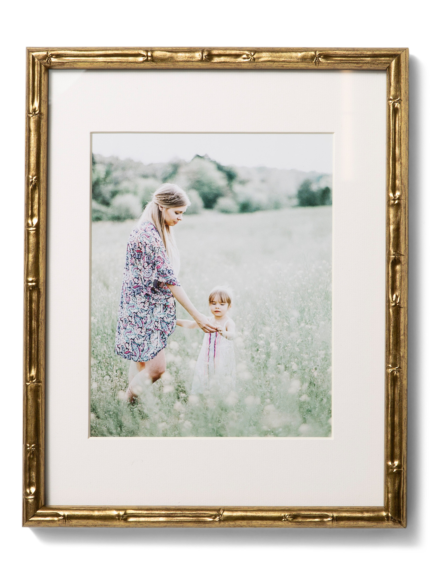 11x14 Matted To 8x10 Bamboo Edged Wall Portrait Frame | TJ Maxx