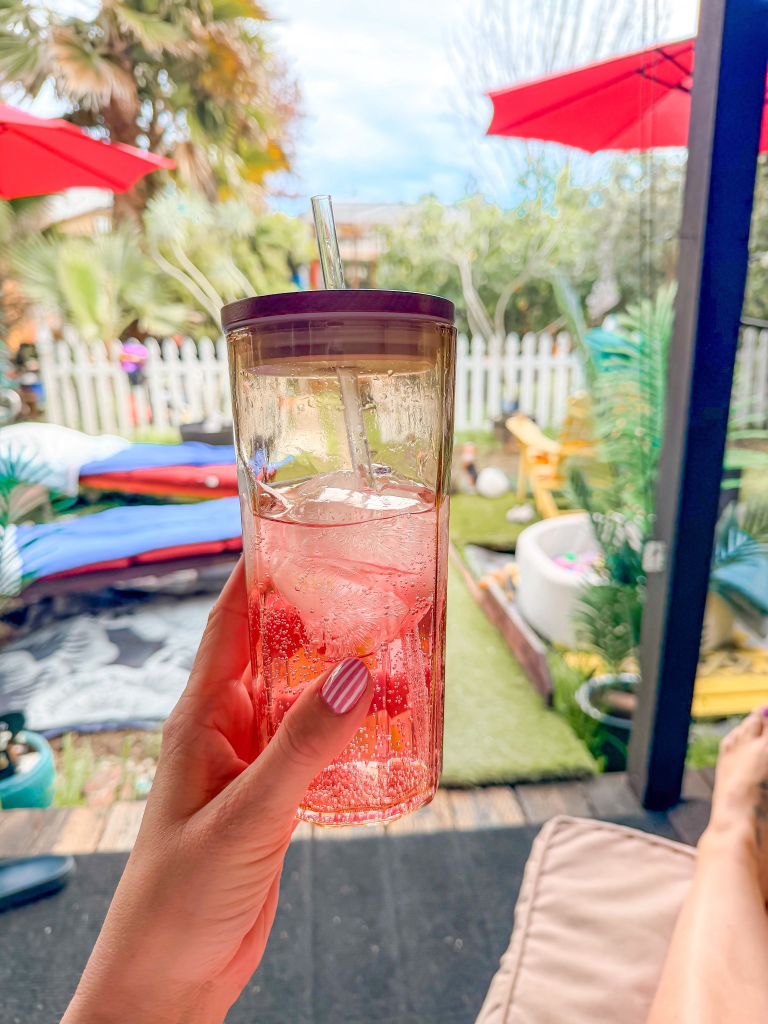 Loving this glass for the summer. It gives a nostalgic look and feel somehow. 



#LTKHome #LTKU #LTKSaleAlert