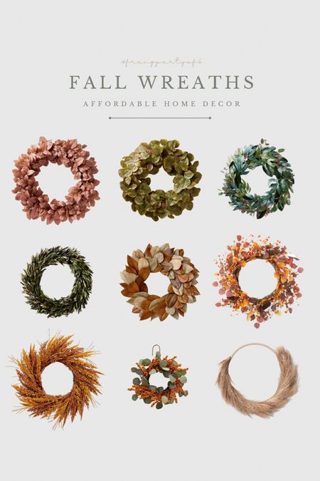 Fall is just around the corner! Here’s a few pretty fall wreaths for your front door or home. 

#LTKhome #LTKunder50 #LTKFind