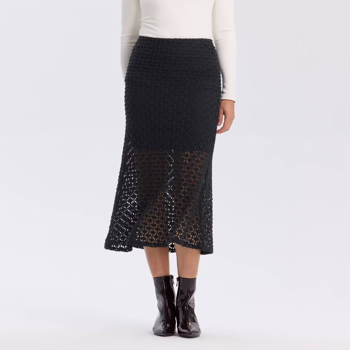Women's Lace Flared Midi Skirt - A New Day™ | Target
