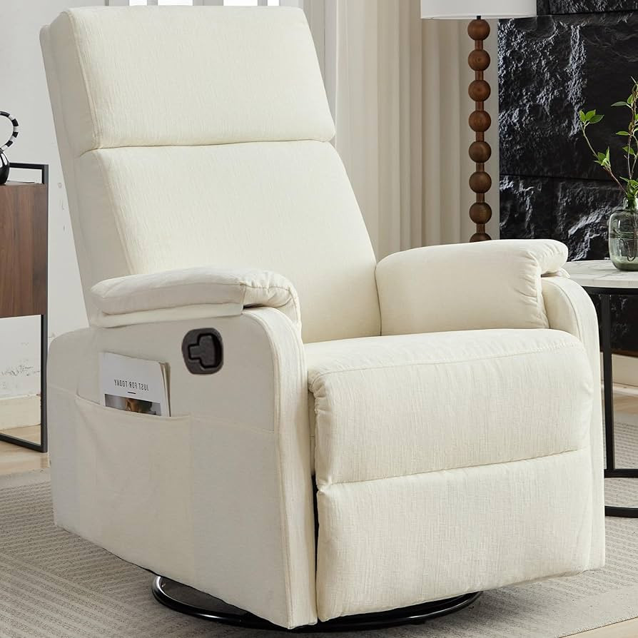 Recliner Chair, Swivel Rocking Recliner Chair for Adults, Glider Rocking Chair, Small Nursery Cha... | Amazon (US)