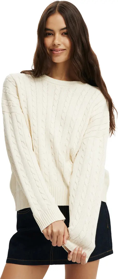 Women's Cotton Crew Neck Sweater | Nordstrom