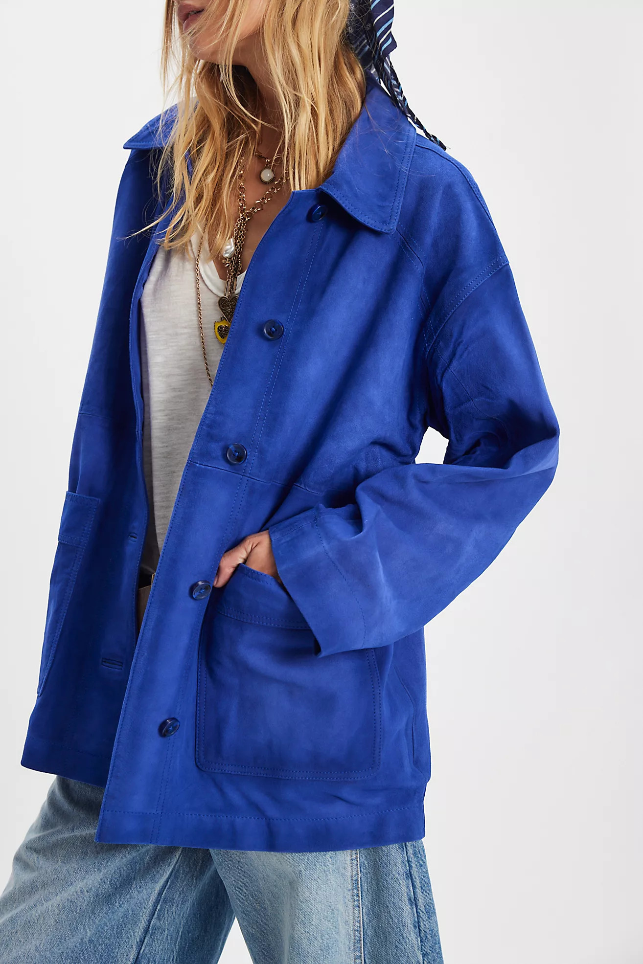 Annalise Suede Jacket | Free People (UK)