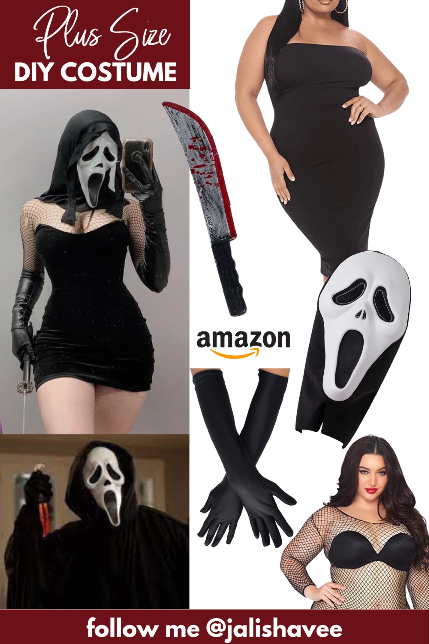 Plus Size DIY Halloween Costume🎃 SEXY SCREAM

#LTKSeasonal #LTKcurves #LTKHalloween