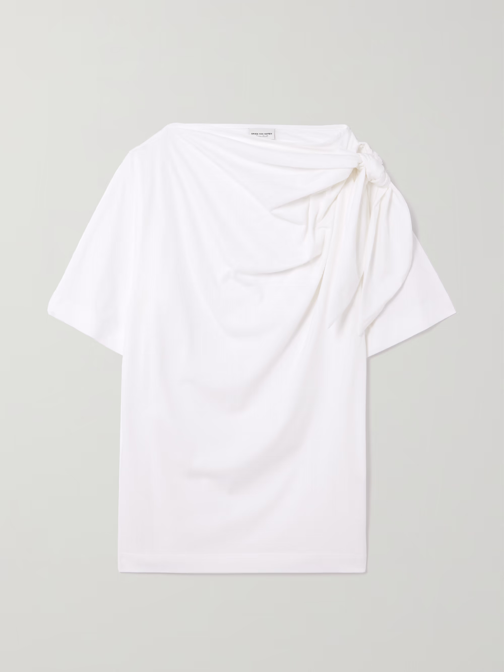Helore knotted cotton-jersey T-shirt | NET-A-PORTER (UK & EU)