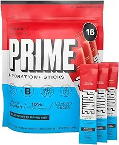 PRIME HYDRATION+ Sticks ICE POP | Hydration Powder Single Serve Sticks | Electrolyte Powder On Th... | Amazon (US)