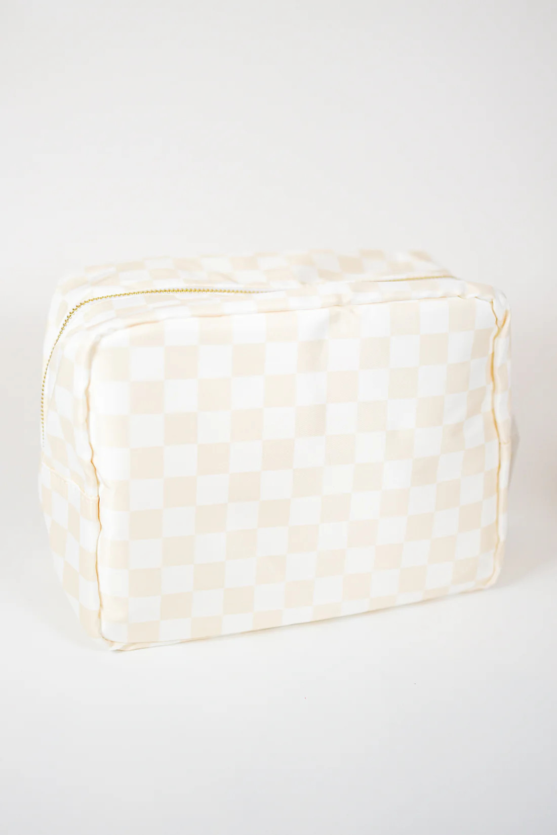 Cream and White Checkered Bag, VARIOUS | Jaxe + Grace Boutique