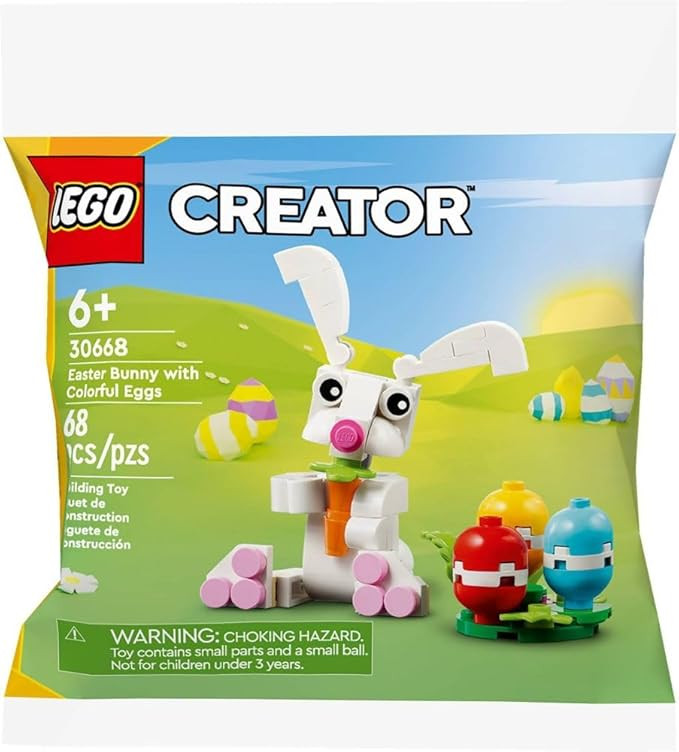 LEGO Creator Easter Bunny with Colorful Eggs Building Toy 30668 | Amazon (US)