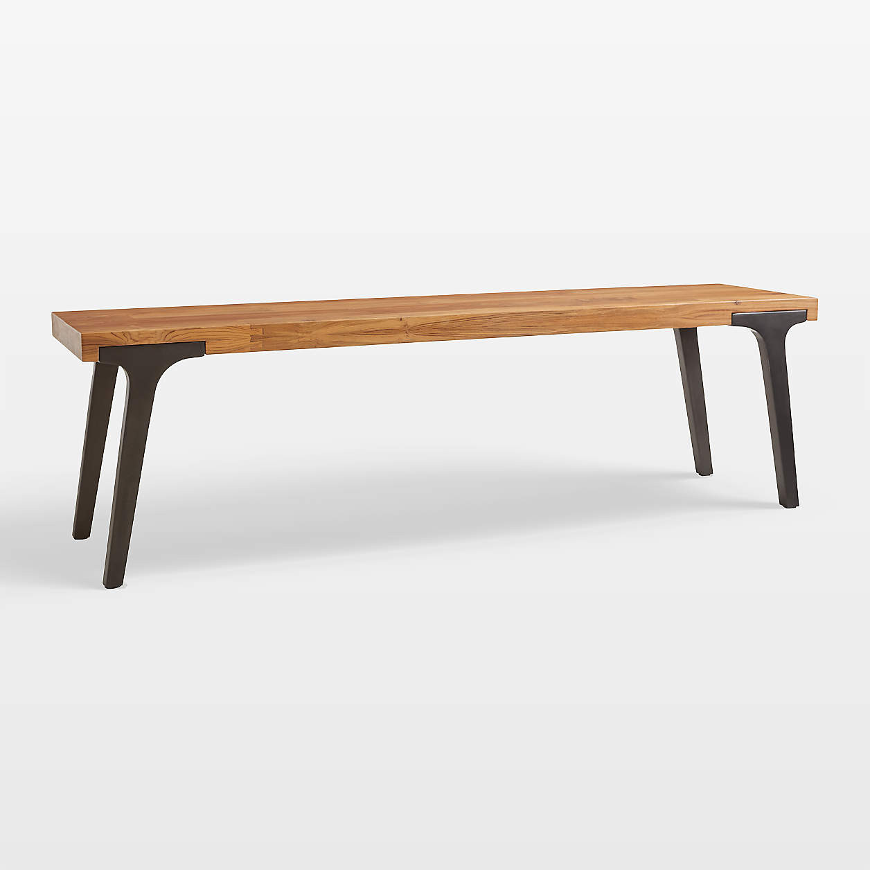 Lakin 59" Teak Bench + Reviews | Crate & Barrel | Crate & Barrel