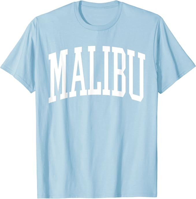 Preppy Trendy Malibu California T-Shirt | Amazon (US)
