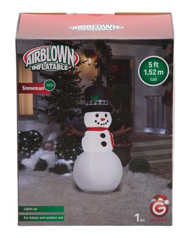 Outdoor Airblown Snowman | TJ Maxx