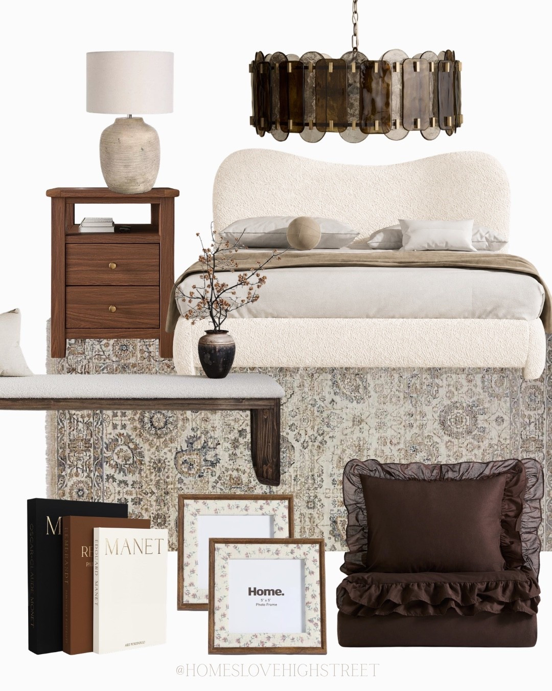 Dreamy bedroom inspo, the brown is bringing so much warmth.

#bedroominspo #bedroom #bedroomstyling #newinhome #homefinds

#LTKuk #LTKeurope #LTKhome