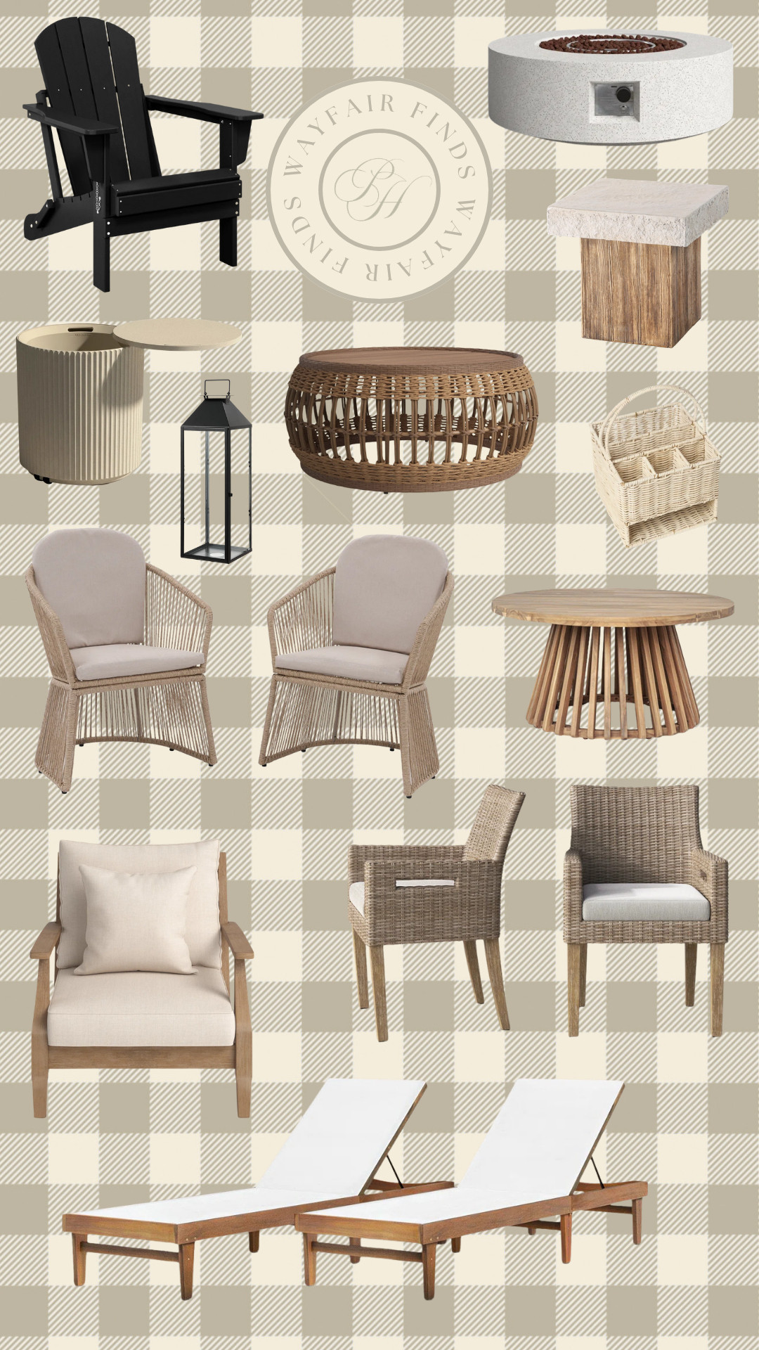 Neutral Outdoor @wayfair finds for any patio or outdoor space this Spring and Summer!  Wayfair has so many amazing outdoor finds this year! #ad #Wayfair #WayfairPartner #outdoor #wishyouwerehere 

 #LTKSeasonal