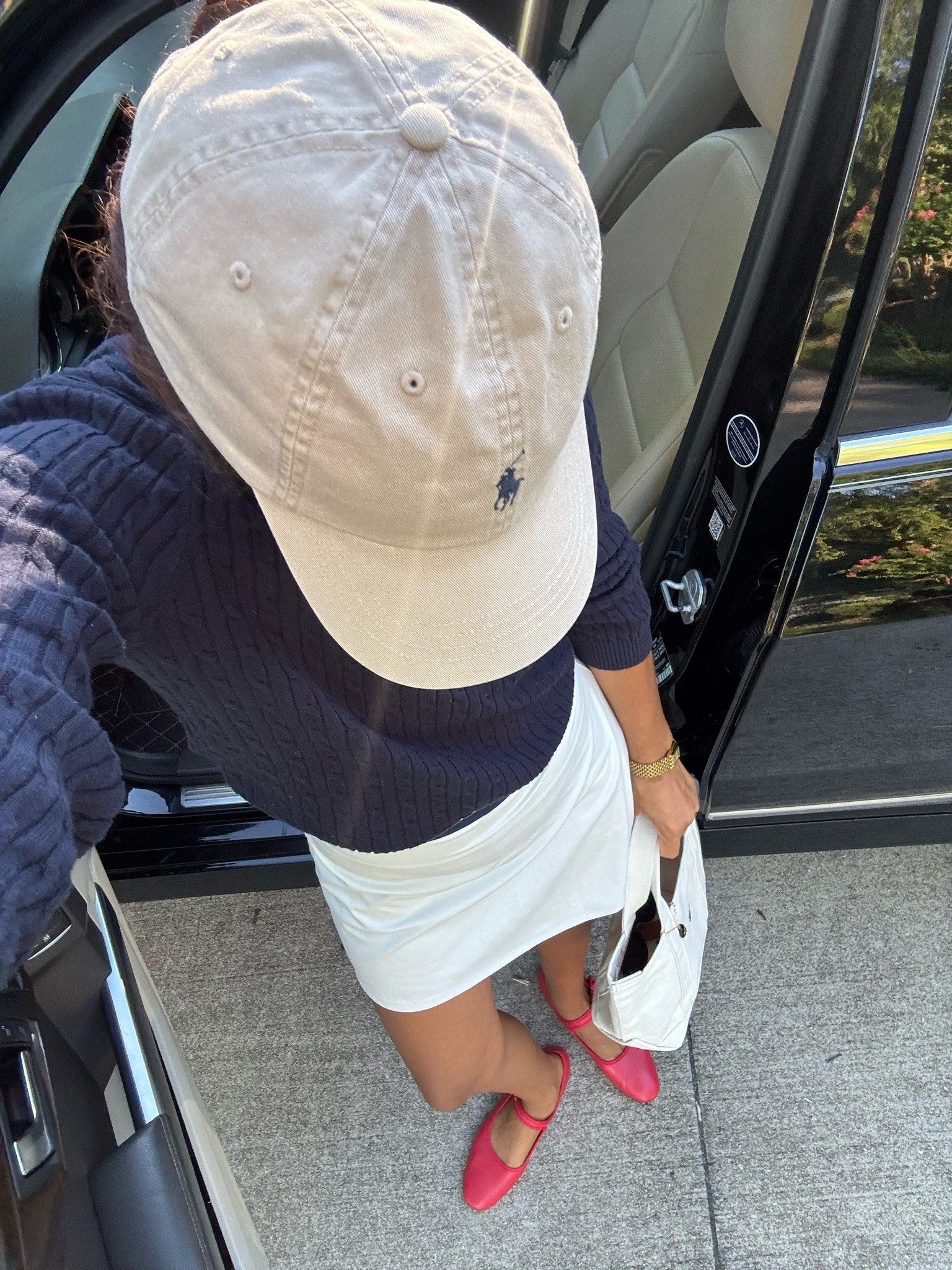 summer to fall outfit idea! Pair a knit sweater over a tennis dress

#LTKootd