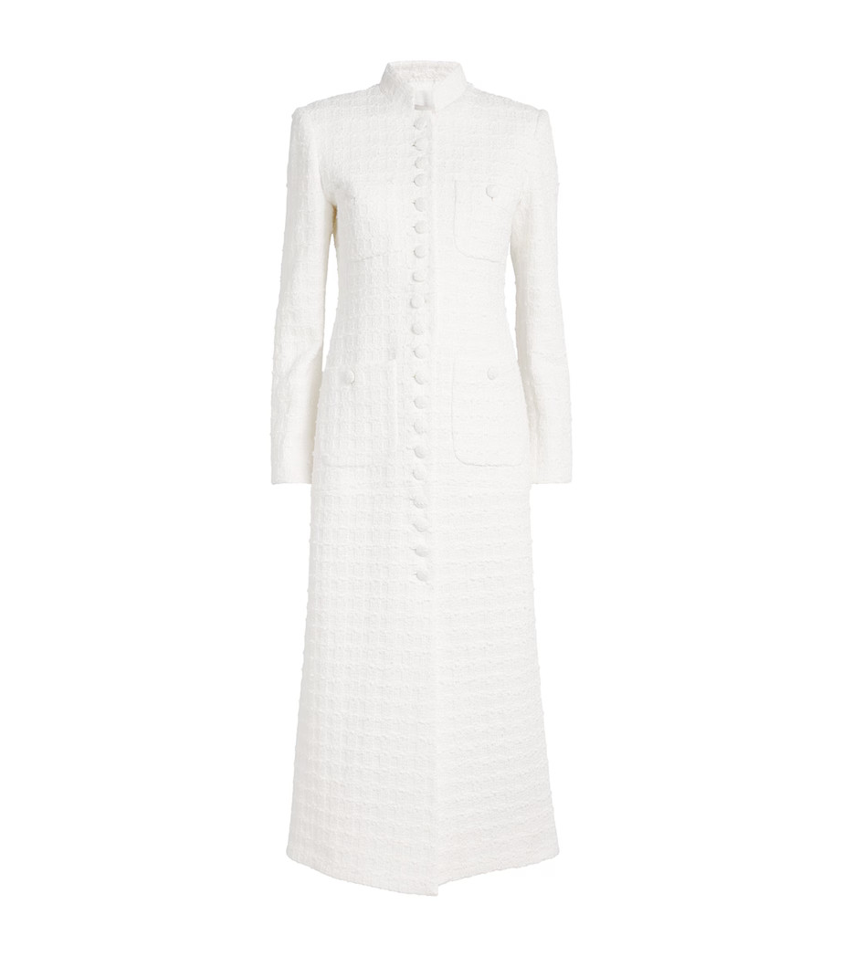 Tweed Imperial Long Coat | Harrods