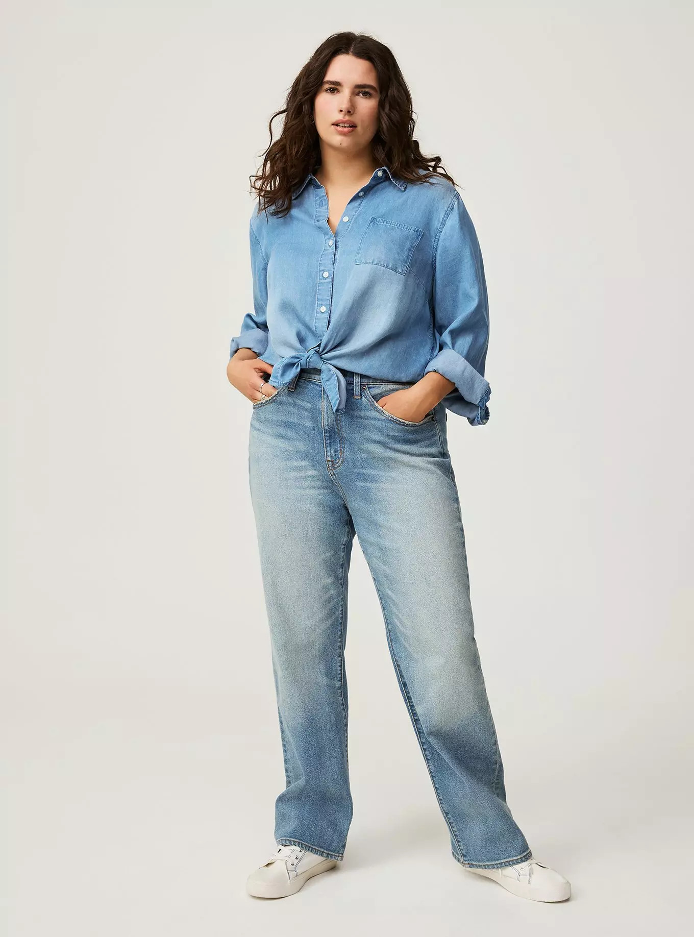 Baggy High-Rise Straight Jean | Torrid (US & Canada)