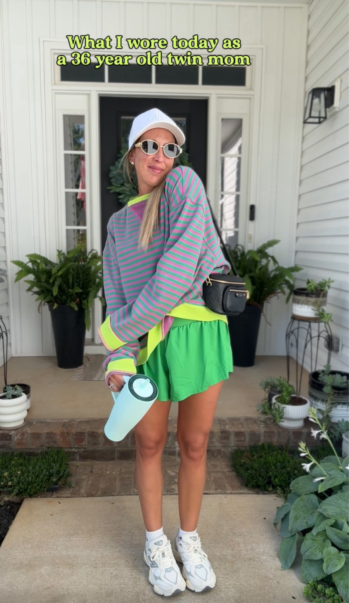 Todays mom outfit to run errands 

Small in sweatshirt 
Medium in shorts 
Tank under is the power pivot by lululemon but not sure they make it anymore 

#LTKShoeCrush #LTKStyleTip #LTKFindsUnder100