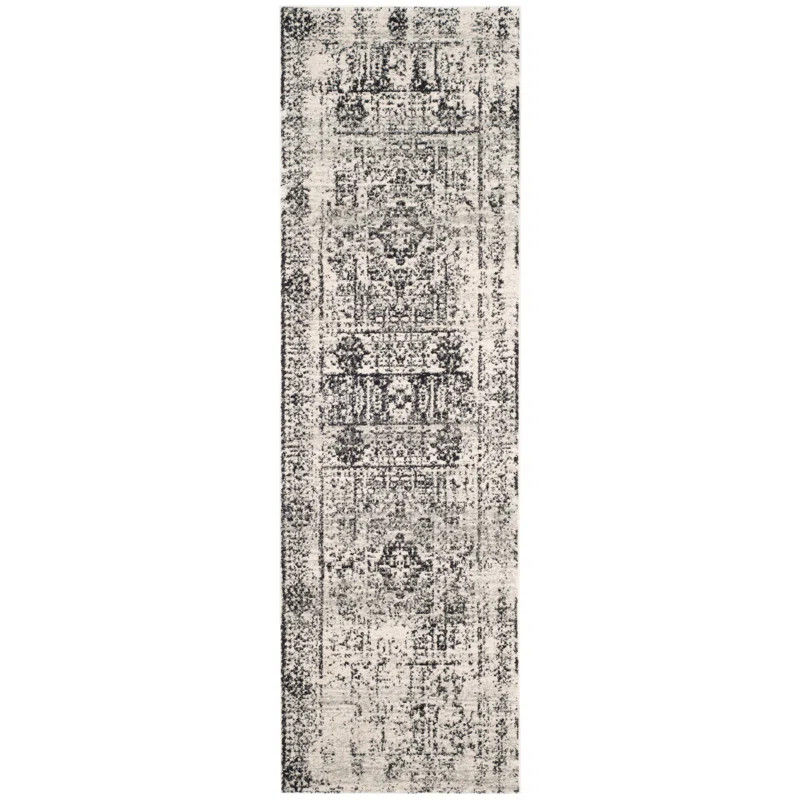 Baldwin Park Oriental Ivory/Black Area Rug | Wayfair North America