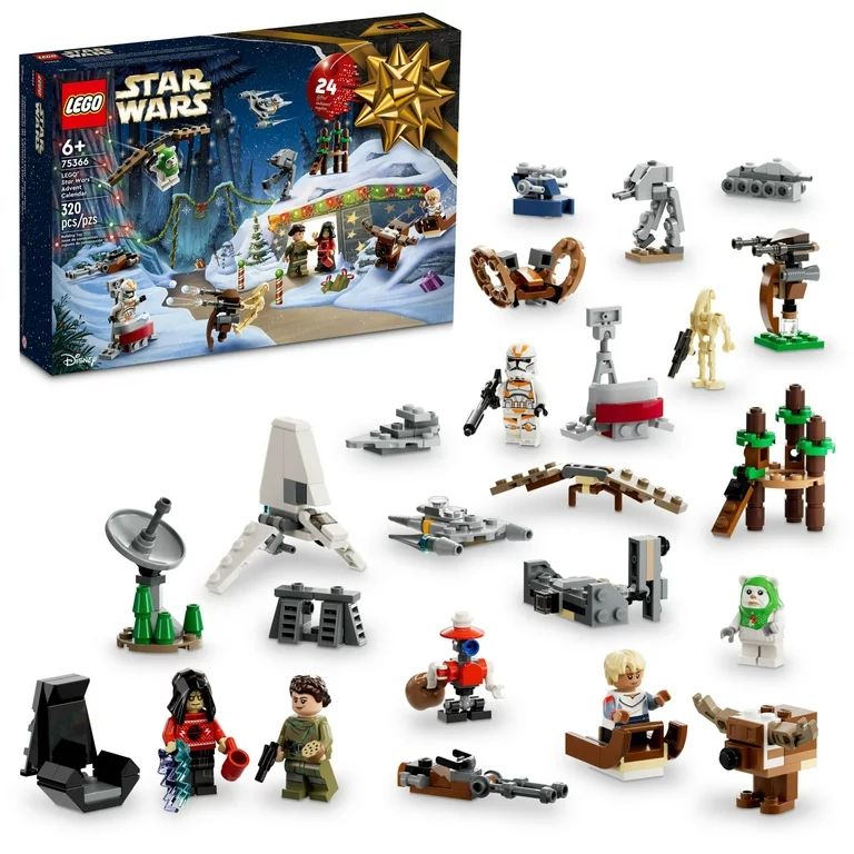 LEGO Star Wars 2023 Advent Calendar 75366 Christmas Holiday Countdown Gift Idea with 9 Star Wars ... | Walmart (US)